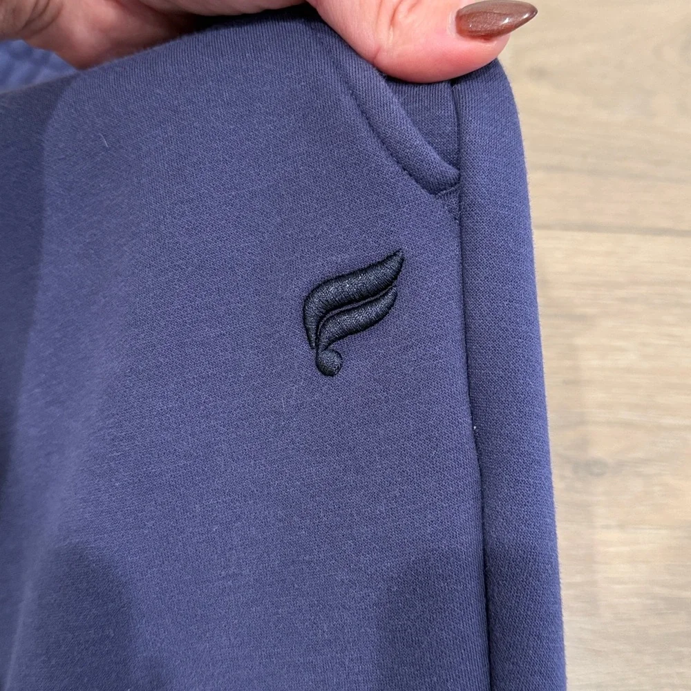 FABLETICS Deep Navy Fleece Jogger Active‎ Gym Comfy Lounge Cotton Bottoms Size M